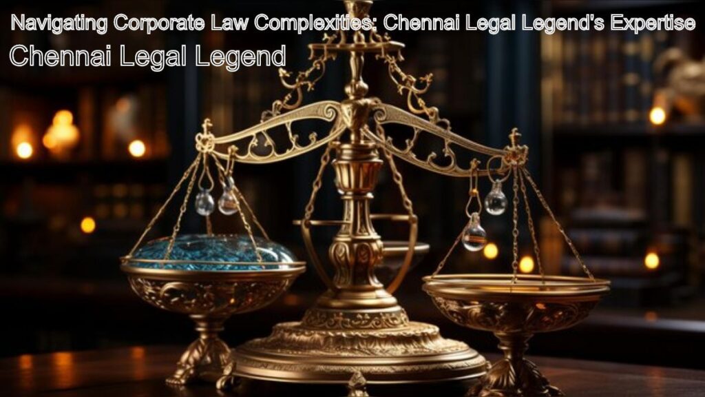 Navigating Corporate Law Complexities: Chennai Legal Legend's Expertise