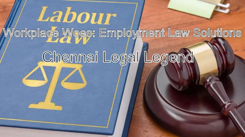 Workplace Woes? Chennai Legal Legend Offers Employment Law Solutions