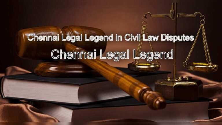 The Role of Chennai Legal Legend in Civil Law Disputes