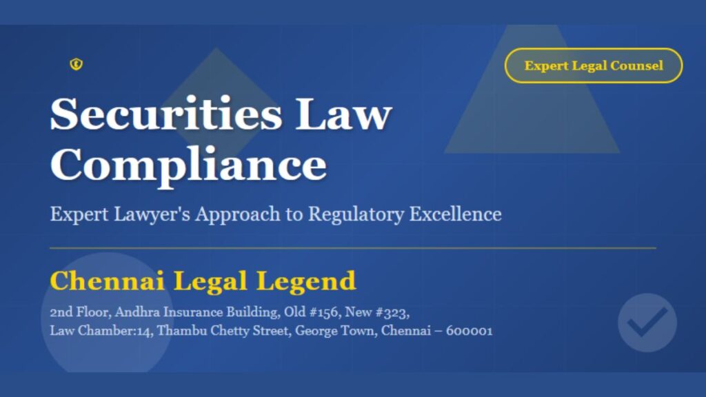 Security Law Compiance - Chennai Legal Legend