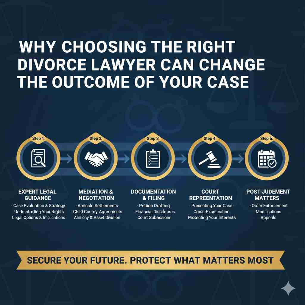 Why Choosing the Right Divorce Lawyer Can Change the Outcome of Your Case