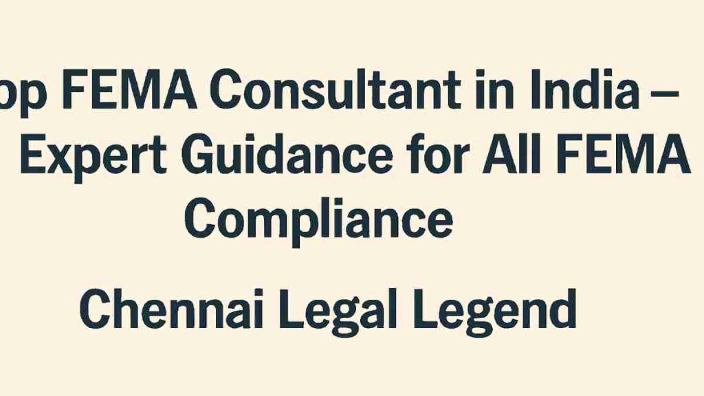 Top FEMA Consultant in India – Expert Guidance for All FEMA Compliance